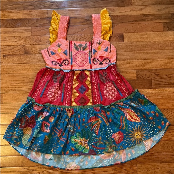 Farm Rio Embroidered Mini Dress - Picture 6 of 8